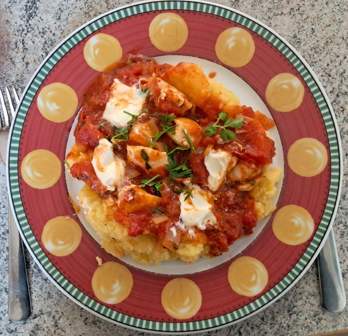 poulet tomaten ragout